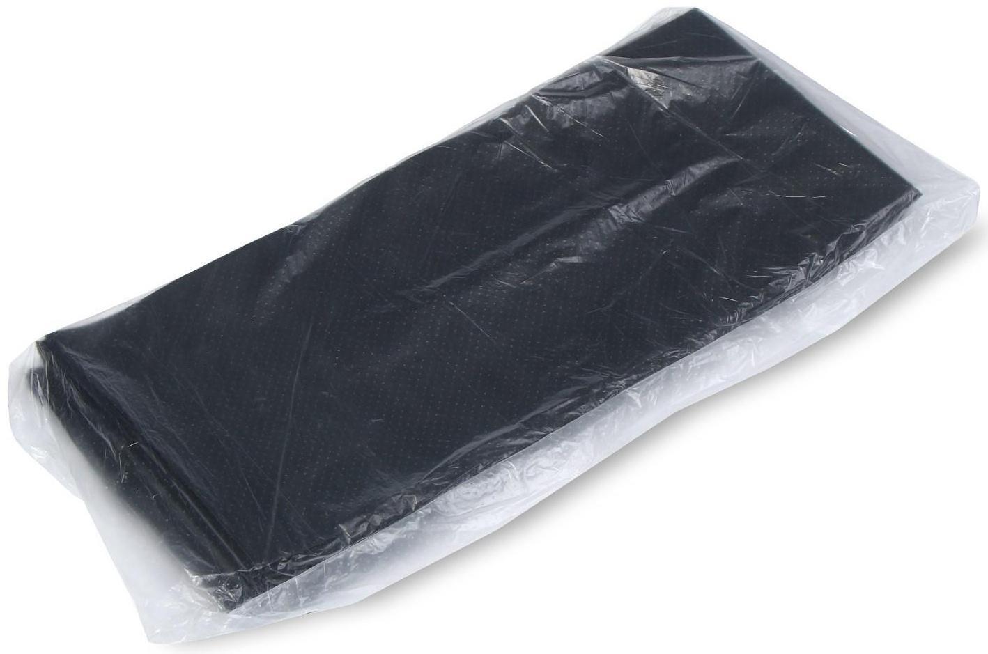 Пакет для рассады, 2 л, 10 × 25 см, полиэтилен толщиной 60 мкм, с перфорацией, чёрный, Greengo