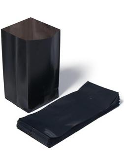 Пакет для рассады, 2 л, 10 × 25 см, полиэтилен толщиной 60 мкм, с перфорацией, чёрный, Greengo