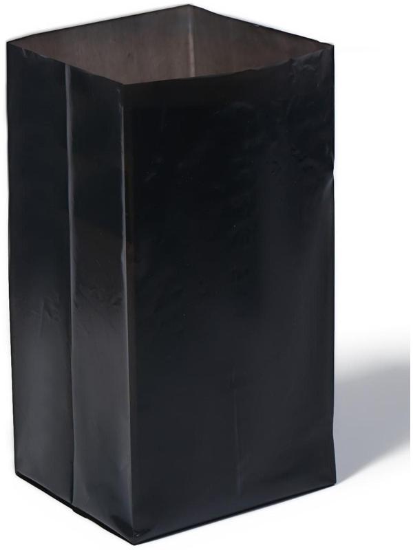 Пакет для рассады, 2 л, 10 × 25 см, полиэтилен толщиной 60 мкм, с перфорацией, чёрный, Greengo