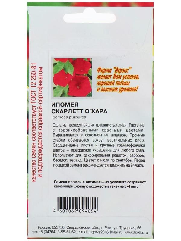 Семена цветов Ипомея 