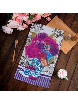 Полотенце кухонное «Гортензия» 35х60±2 см
