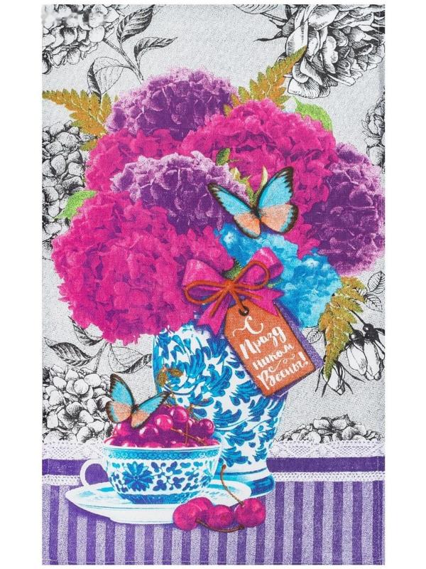 Полотенце кухонное «Гортензия» 35х60±2 см