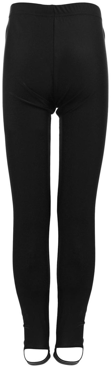 Лосины лайкра, с вырезом под пятку, цвет чёрный, размер 32
