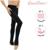 Лосины лайкра, с вырезом под пятку, цвет чёрный, размер 38