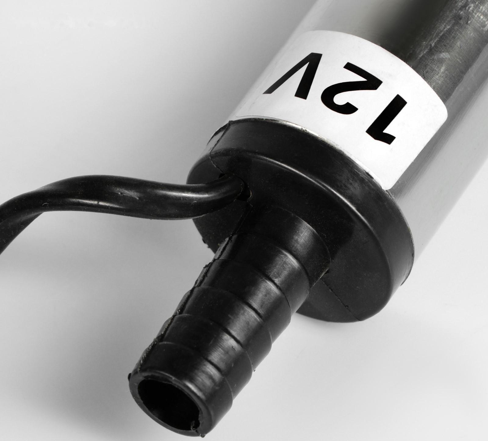 Насос для перекачки топлива, погружной, 12 В, 60 Вт, 50 мм, 15 л/мин, провод 2.5 м