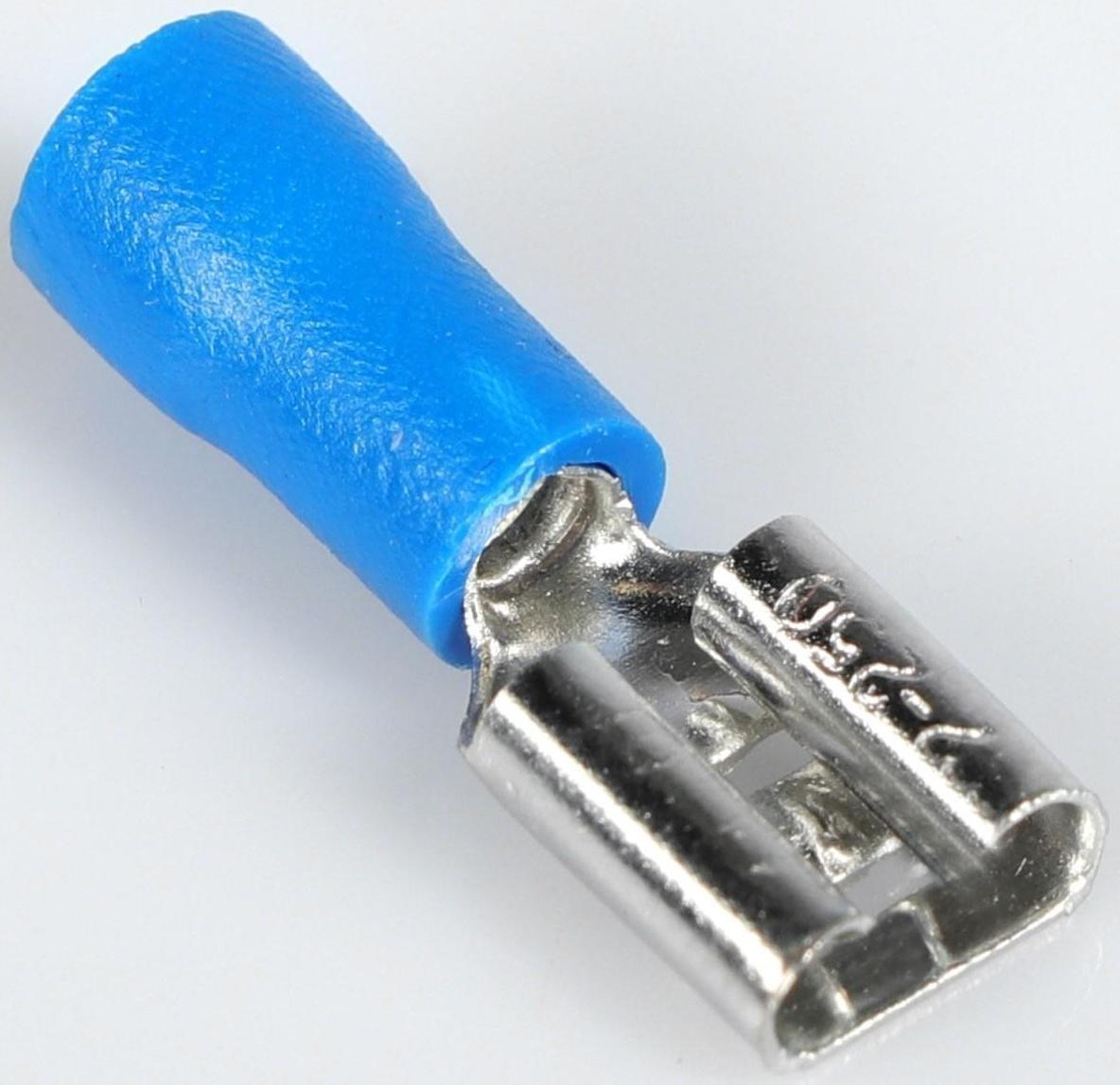 Разъем плоский с кембриком 8 мм, фасовка 50 шт