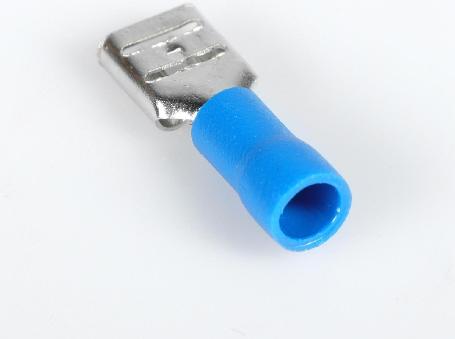 Разъем плоский с кембриком 8 мм, фасовка 50 шт