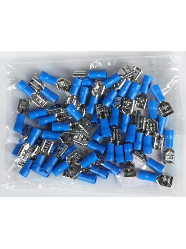 Разъем плоский с кембриком 8 мм, фасовка 50 шт