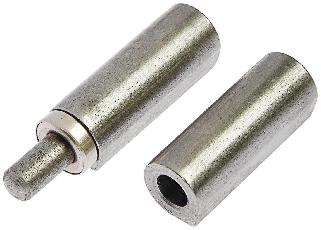 Петля гаражная,25х140 мм, для сварки, с подшипником, каплевидная