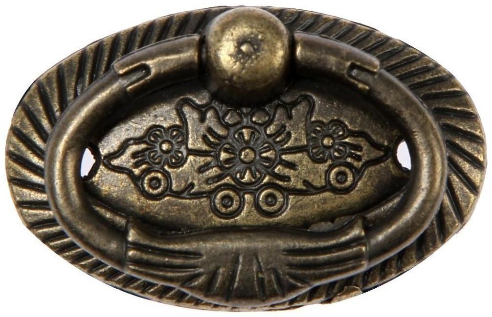 Ручка кнопка ТУНДРА VINTAGE 023, цвет бронза