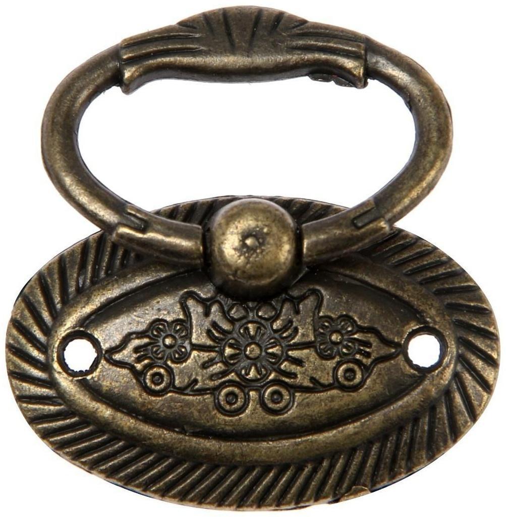 Ручка кнопка ТУНДРА VINTAGE 023, цвет бронза