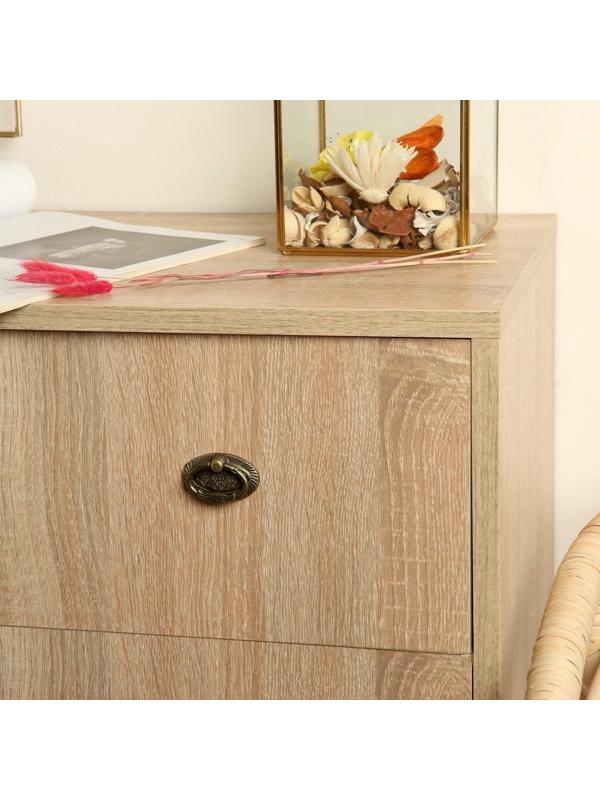 Ручка кнопка ТУНДРА VINTAGE 023, цвет бронза