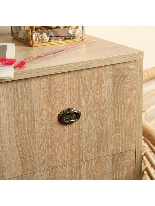 Ручка кнопка ТУНДРА VINTAGE 023, цвет бронза