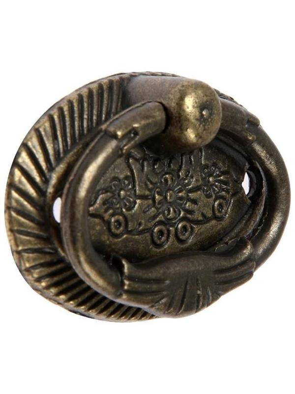 Ручка кнопка ТУНДРА VINTAGE 023, цвет бронза