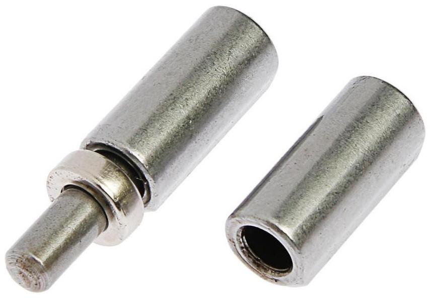 Петля гаражная,14х68 мм, для сварки, с подшипником, каплевидная