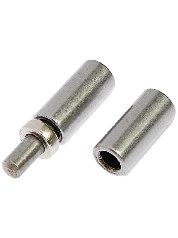 Петля гаражная,14х68 мм, для сварки, с подшипником, каплевидная