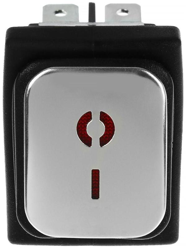 Выключатель клавишный без подсветки, пылевлагозащищенный