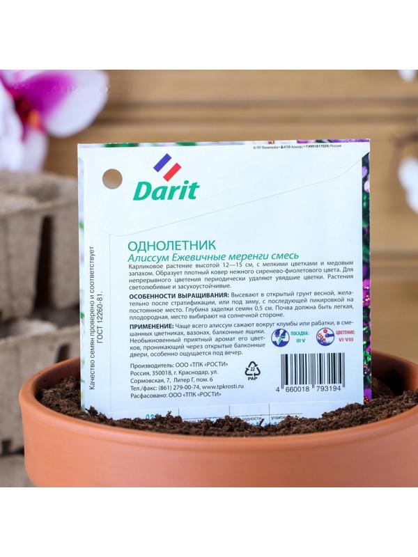 Семена цветов Алиссум 