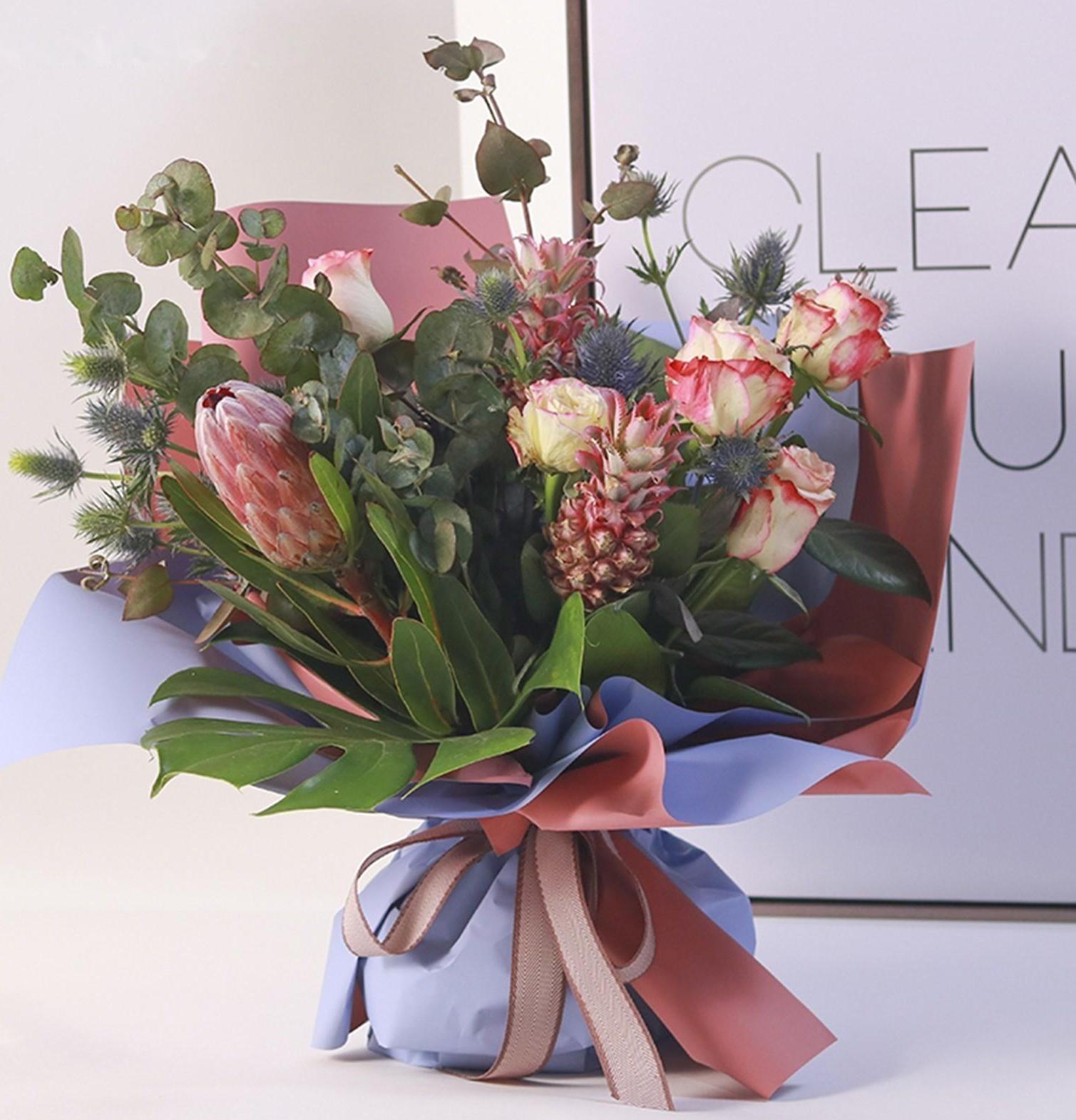 Пленка матовая для цветов, двухсторонняя,