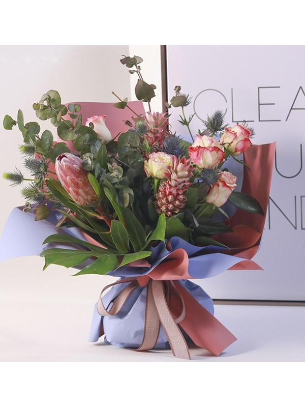 Пленка матовая для цветов, двухсторонняя,