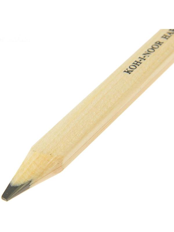Карандаш художественный чернографитный 5.0 мм, Koh-I-Noor 1538 6B, L=174 мм