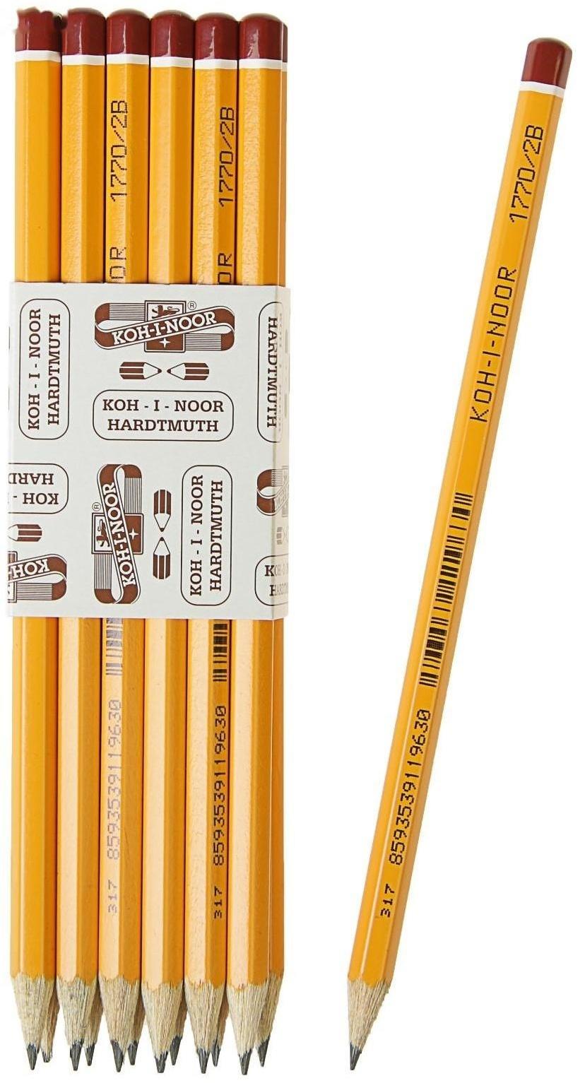 Карандаш Koh-I-Noor 1770 BLACK SUN 2B, чернографитный