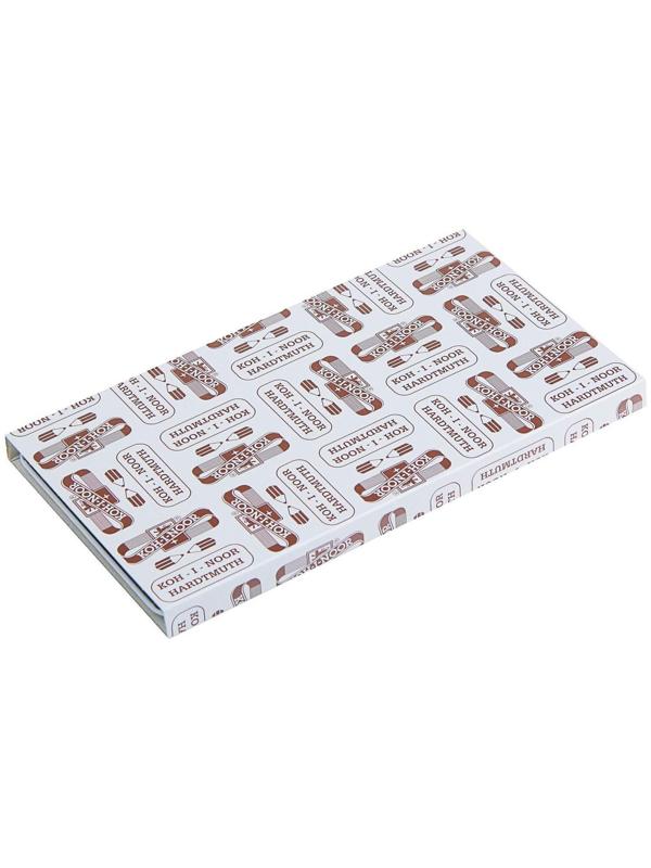 Набор карандашей чернографитных разной твердости 12 штук Koh-I-Noor 1580, 6В-6Н, в металлическом пенале