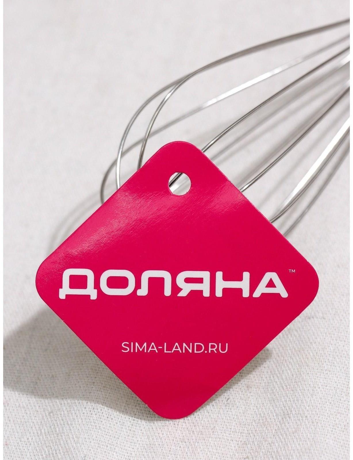 Венчик для взбивания Доляна «Галактика», 26 см, цвет МИКС