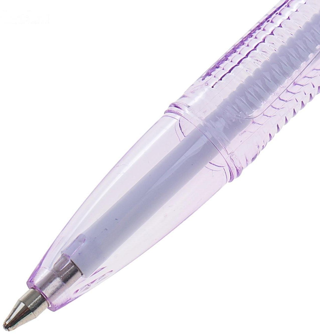 Ручка шариковая Tribase Pastel, узел 0.7 мм, чернила синие, микс