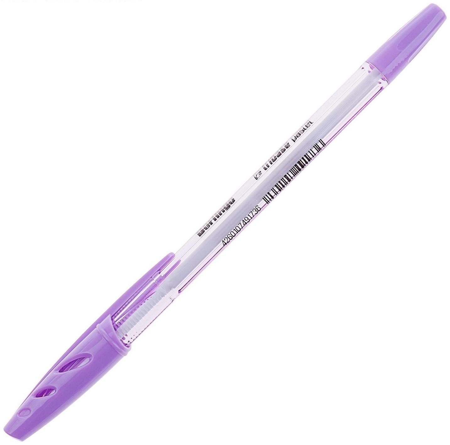 Ручка шариковая Tribase Pastel, узел 0.7 мм, чернила синие, микс