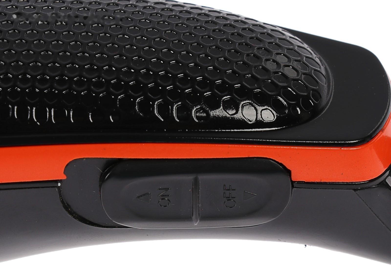 Машинка для стрижки ENERGY EN-735, 10 Вт, 4 насадки, черно-оранжевая