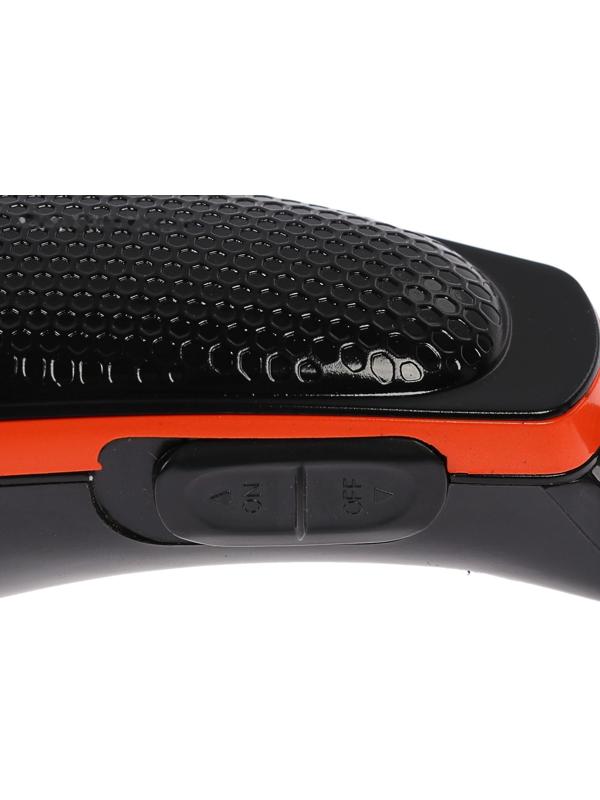 Машинка для стрижки ENERGY EN-735, 10 Вт, 4 насадки, черно-оранжевая