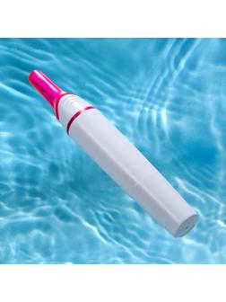 Триммер Luazon LEP-08, для тела/лица, 2 насадки, 1хAA (не в комплекте), бело-розовый