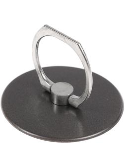 Держатель-подставка с кольцом для телефона LuazON, в форме круга, черный