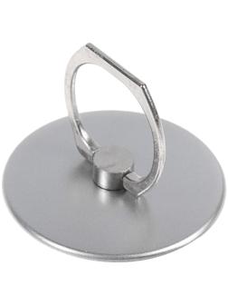 Держатель-подставка с кольцом для телефона LuazON, в форме круга, серебристый
