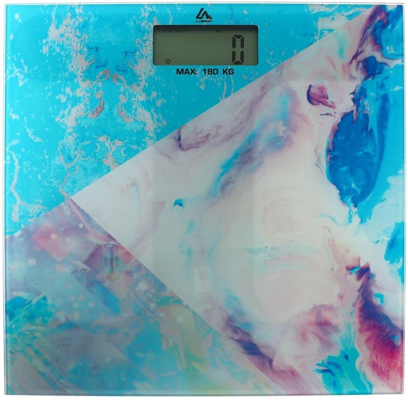 Весы напольные Luazon LVE-020, электронные, до 180 кг, 2хAAА (не в комплекте)