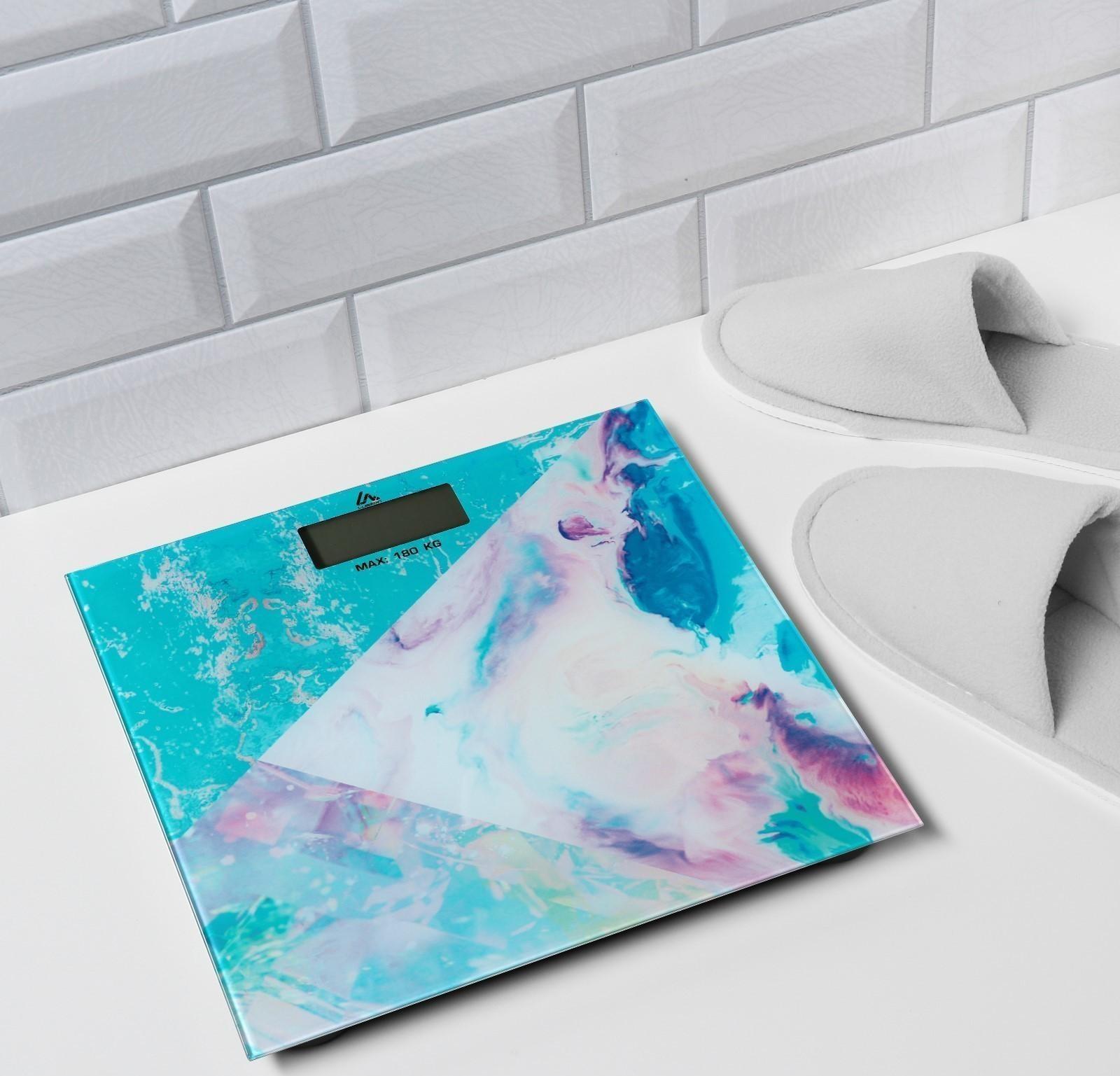 Весы напольные Luazon LVE-020, электронные, до 180 кг, 2хAAА (не в комплекте)