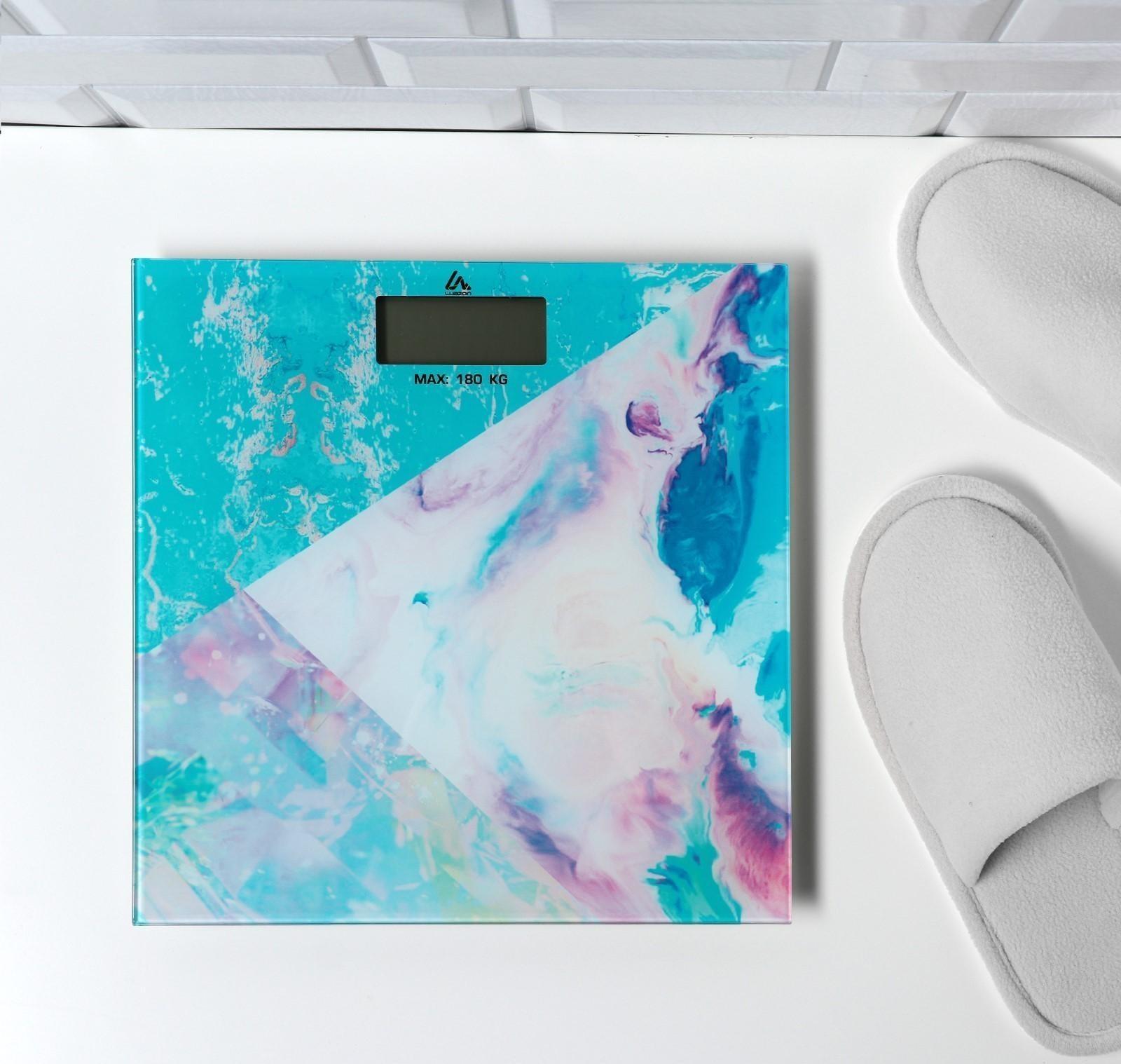 Весы напольные Luazon LVE-020, электронные, до 180 кг, 2хAAА (не в комплекте)