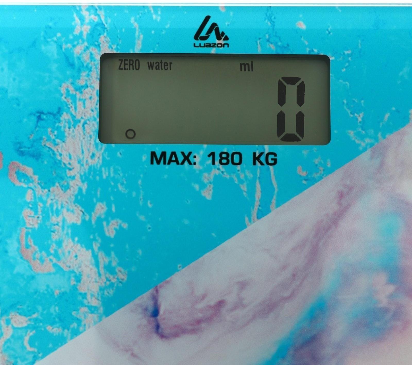 Весы напольные Luazon LVE-020, электронные, до 180 кг, 2хAAА (не в комплекте)