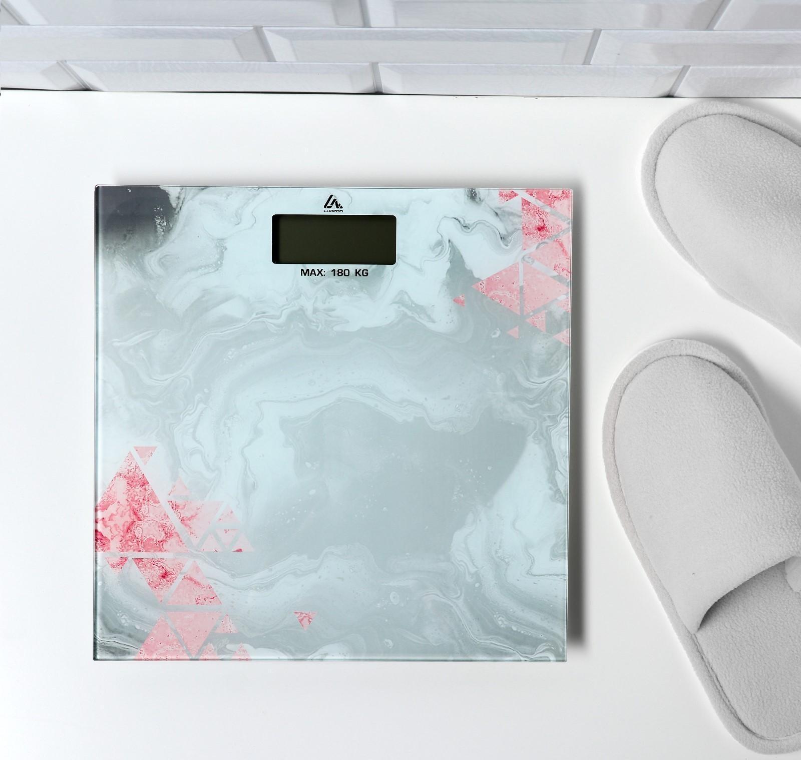 Весы напольные Luazon LVE-021, электронные, до 180 кг, 2хAAА (не в комплекте)