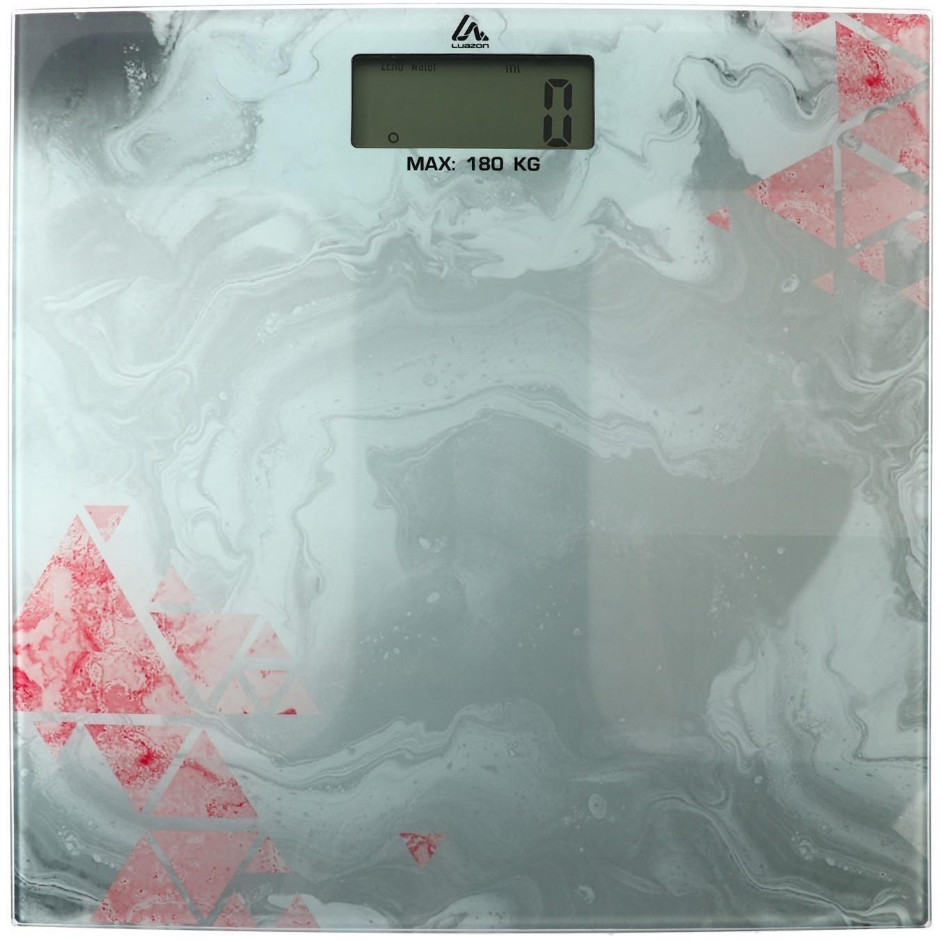 Весы напольные Luazon LVE-021, электронные, до 180 кг, 2хAAА (не в комплекте)