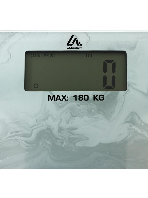Весы напольные Luazon LVE-021, электронные, до 180 кг, 2хAAА (не в комплекте)