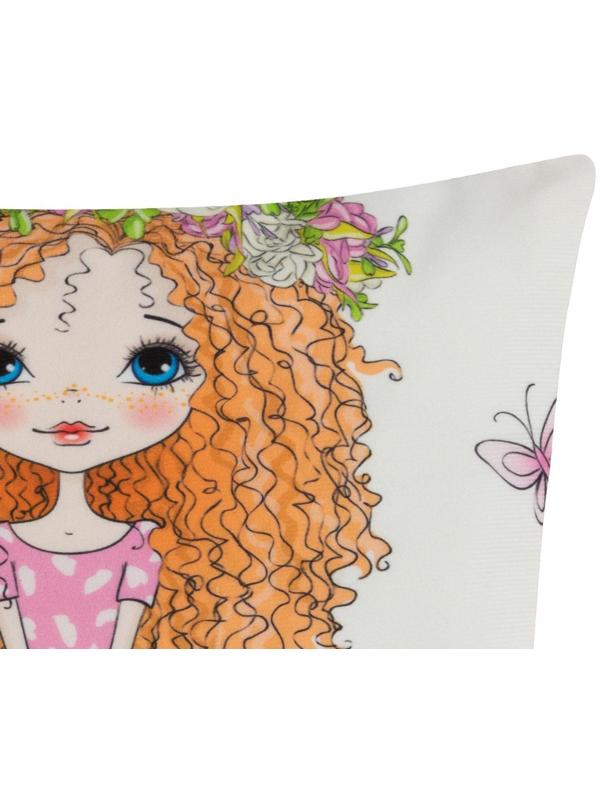 Наволочка декоративная Этель Девичьи истории»Прогулка» 40х40 см, велюр