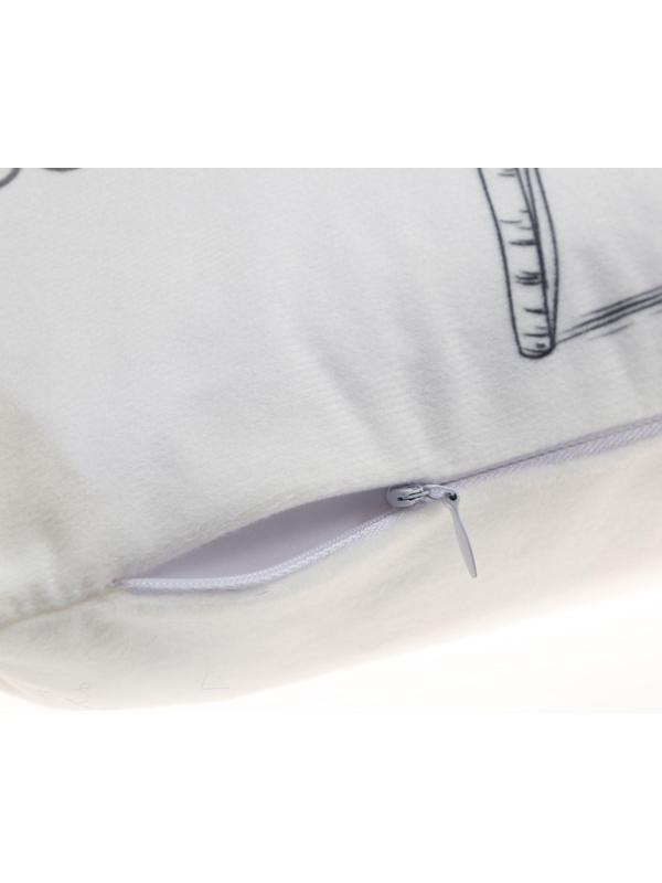 Наволочка декоративная Этель Девичьи истории»Прогулка» 40х40 см, велюр