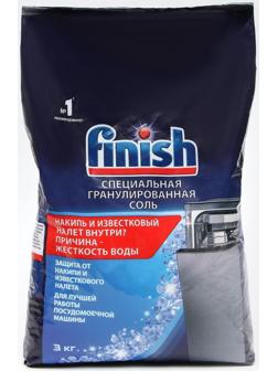 Соль для посудомоечной машин Finish, гранулированная, 3 кг