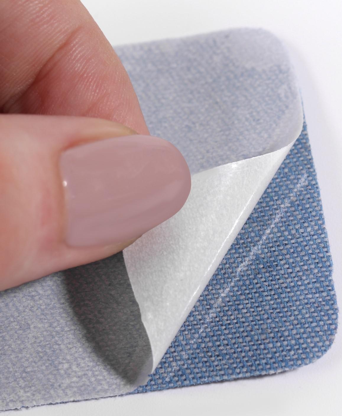 Заплатки для одежды, 5,5 × 5,5 см, термоклеевые, пара, цвет джинс