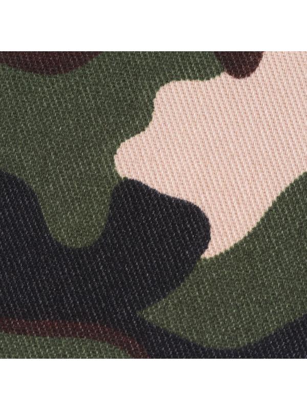 Заплатки для одежды, 5,5 × 5,5 см, термоклеевые, пара, цвет камуфляж