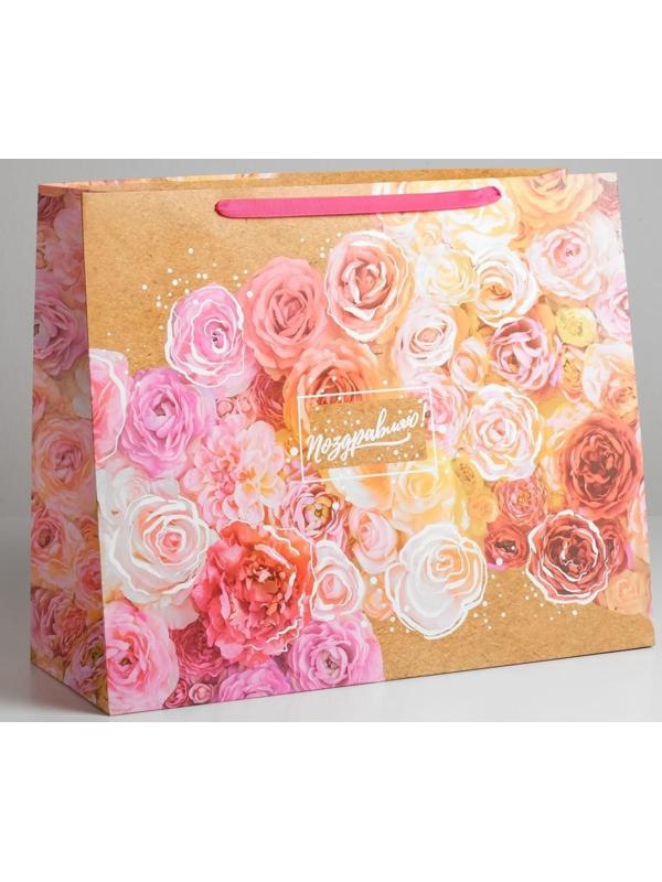 Пакет ламинированный горизонтальный «Прекрасный праздник», XL 49 × 40 × 19 см