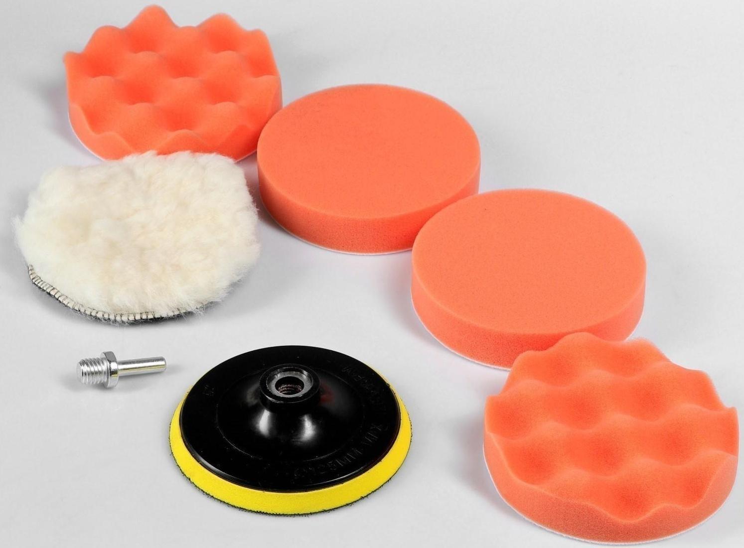 Круг для полировки TORSO, 125 мм, набор 7 предметов