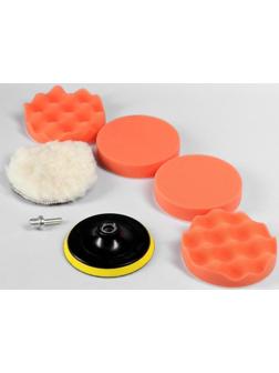 Круг для полировки TORSO, 125 мм, набор 7 предметов